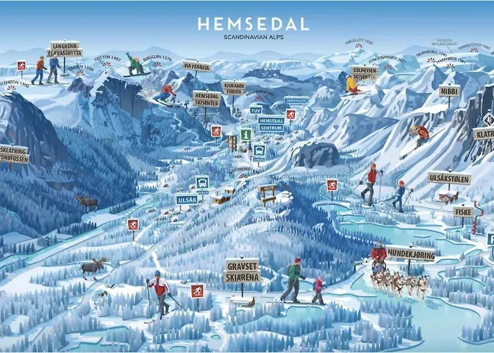 Spacious 2-Bedroom Holiday Apartment - Hemsedal Veslehorn 14