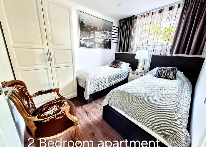 Bergen Sunrise Apartment - Self Check In - Free Parking