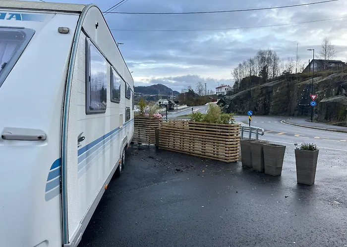 Private Trailer Caravan Near Bergen - No Shower Not Camping